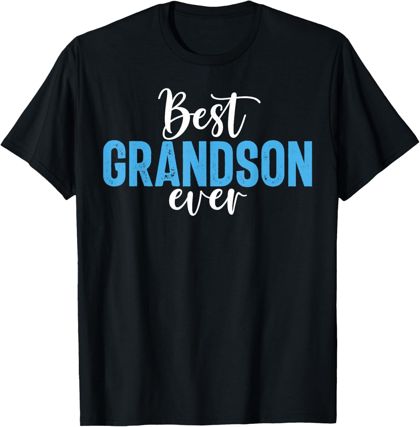 Best Grandson Ever Grandson T-Shirt - T-Shirt | Black