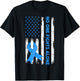 Fight Prostate Cancer American Flag Prostate Cancer Awarenes Kids Men T-Shirt - T-Shirt | Black
