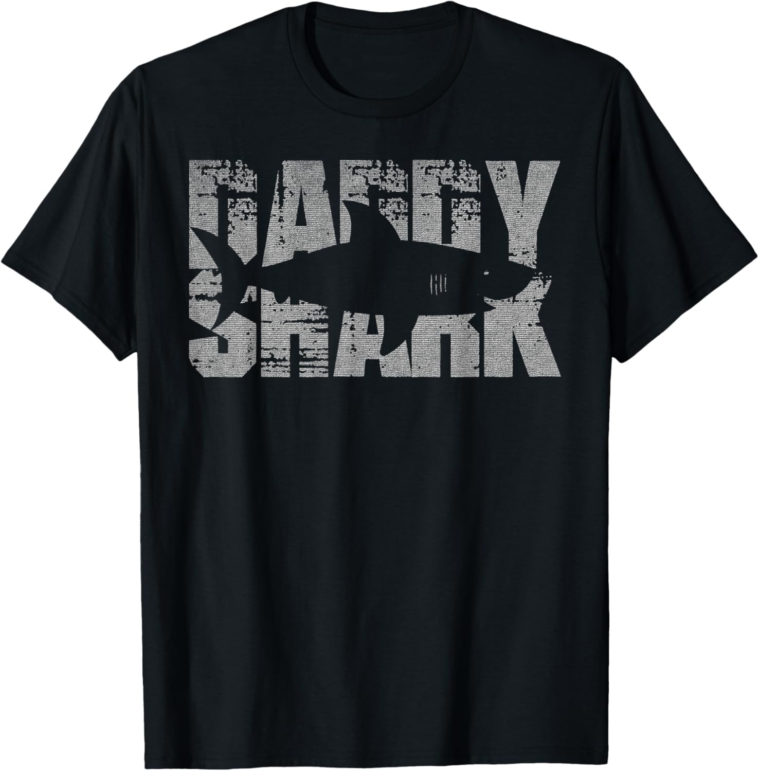 Daddy Shark Funny Shark Gifts for dad T-Shirt - T-Shirt | Black