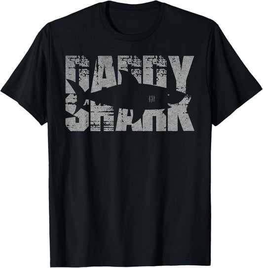 Daddy Shark Funny Shark Gifts for dad T-Shirt - T-Shirt | Black