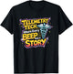 Telemetry Tech Where Every Beep Has A Story, Telemetry Nurse T-Shirt - T-Shirt | Black