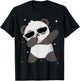 Men Women Kids Panda Dabbing Animals Wildlife Parties T-Shirt - T-Shirt | Black