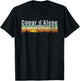 Coeur d'Alene, ID - Vintage Coeur d'Alene Gift T-Shirt - T-Shirt | Black