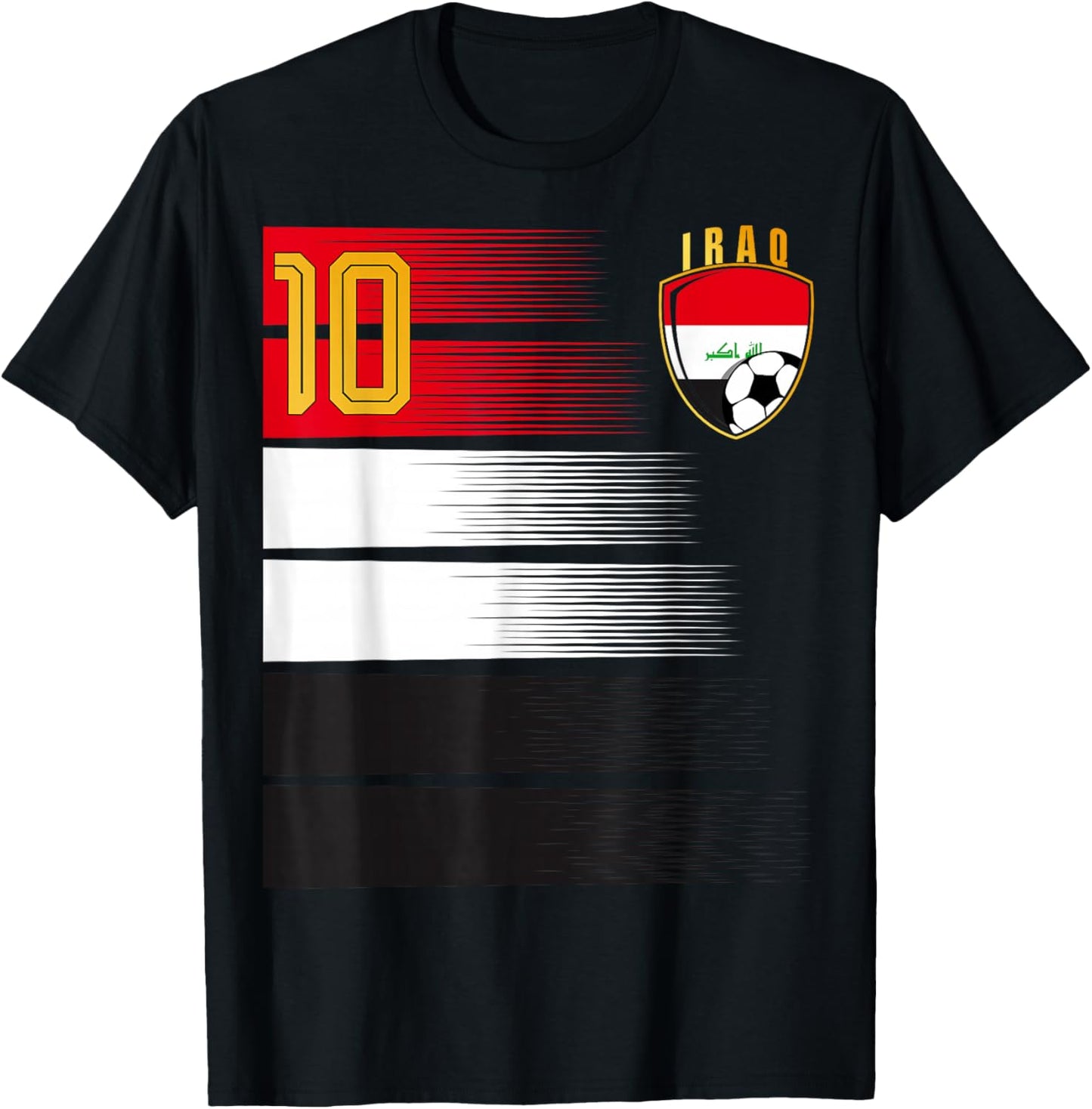 Iraq Flag Iraqi Pride Lovers T-Shirt - T-Shirt | Black
