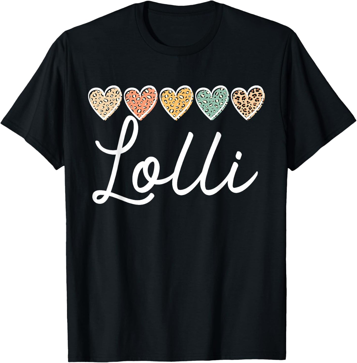 Lolli for Grandma Grandmother Announcement T-Shirt - T-Shirt | Black
