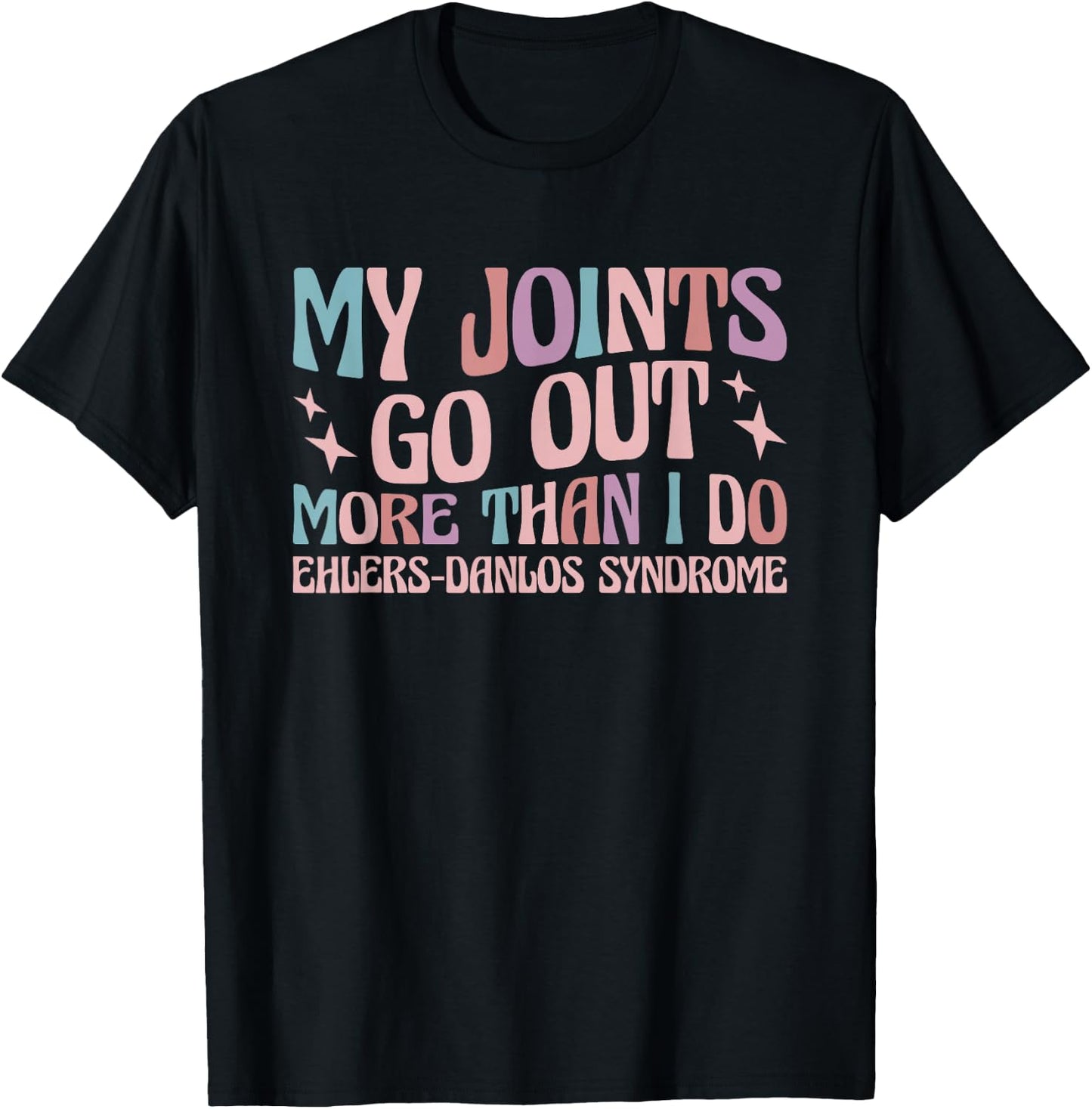 Ehlers Danlos Syndrome EDS Awareness T-Shirt - T-Shirt | Black