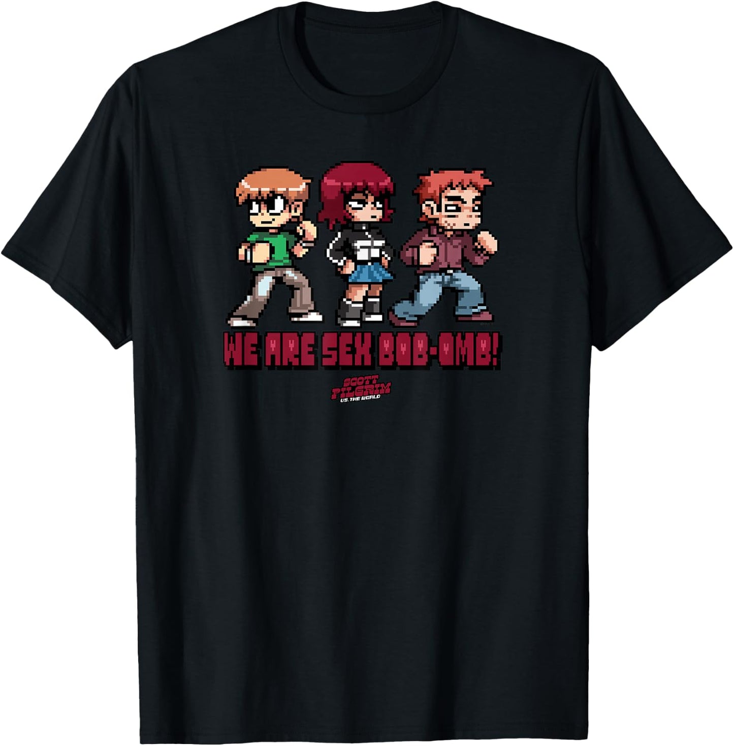 Scott Pilgrim Vs. The World Sexbob-Omb Band T-Shirt - T-Shirt | Black