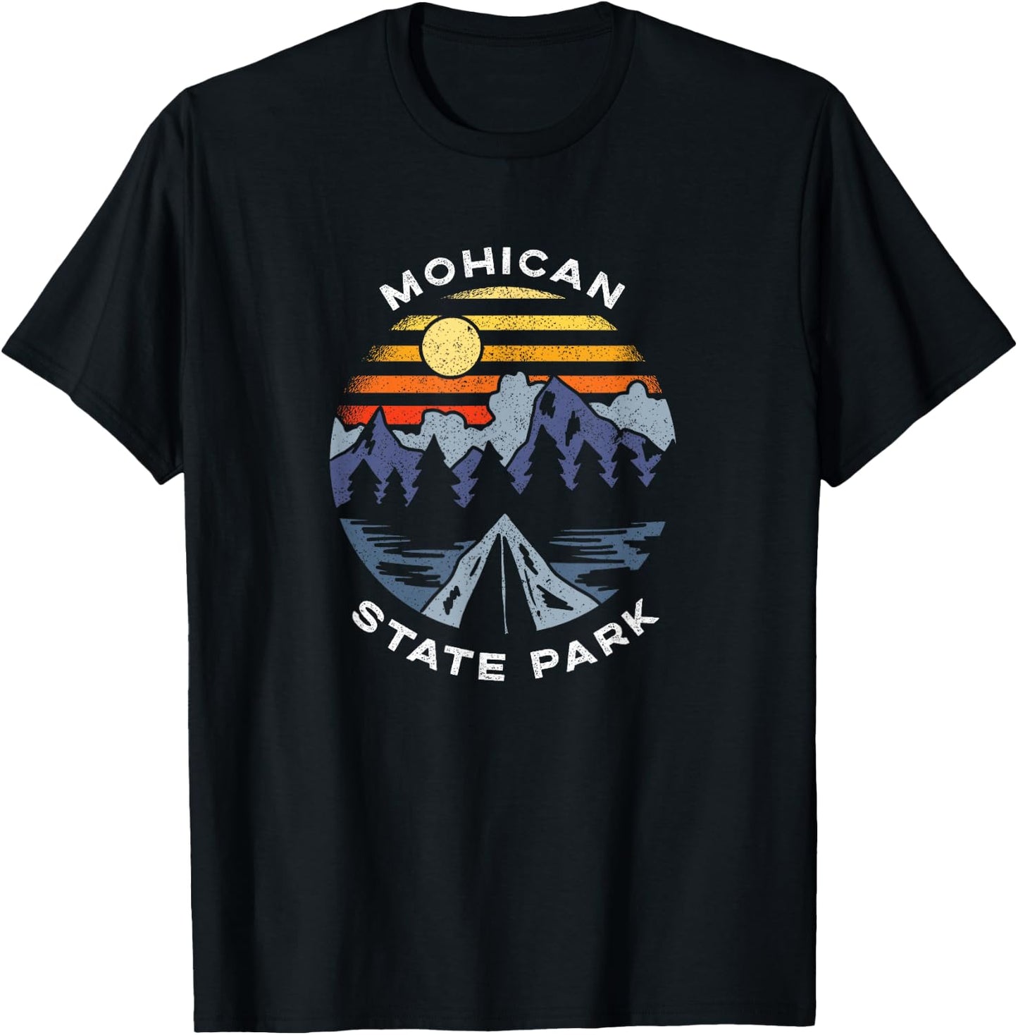 Mohican State Park Ohio Forest Camping Vacation T-Shirt - T-Shirt | Black
