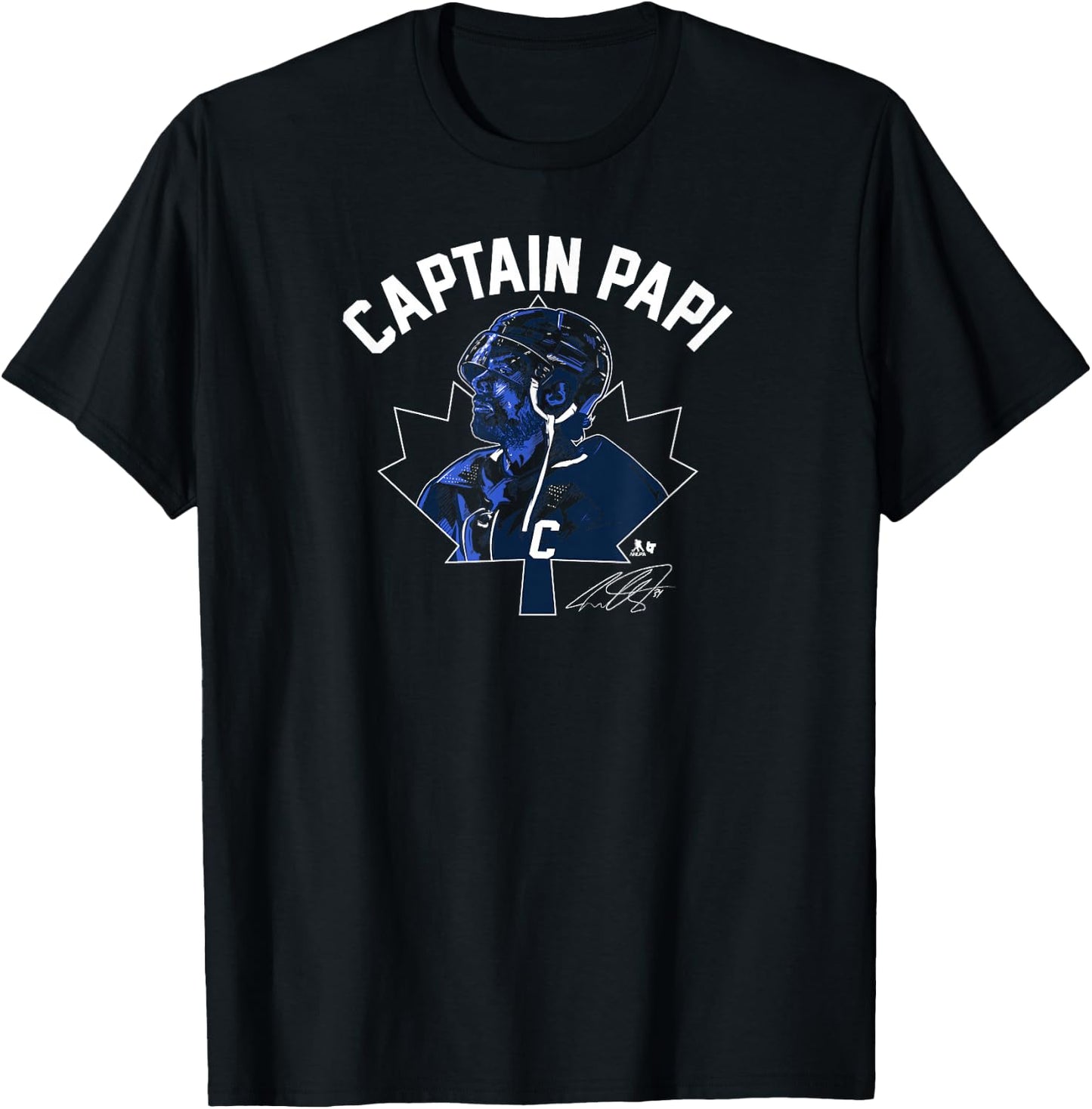 Auston Matthews: Captain Papi - Toronto Hockey T-Shirt - T-Shirt | Black
