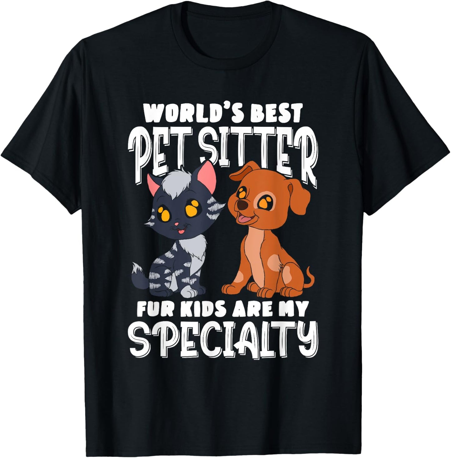 World's Best Pet Sitter T-Shirt - T-Shirt | Black