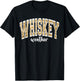 Whiskey Weather Retro College T-Shirt - T-Shirt | Black