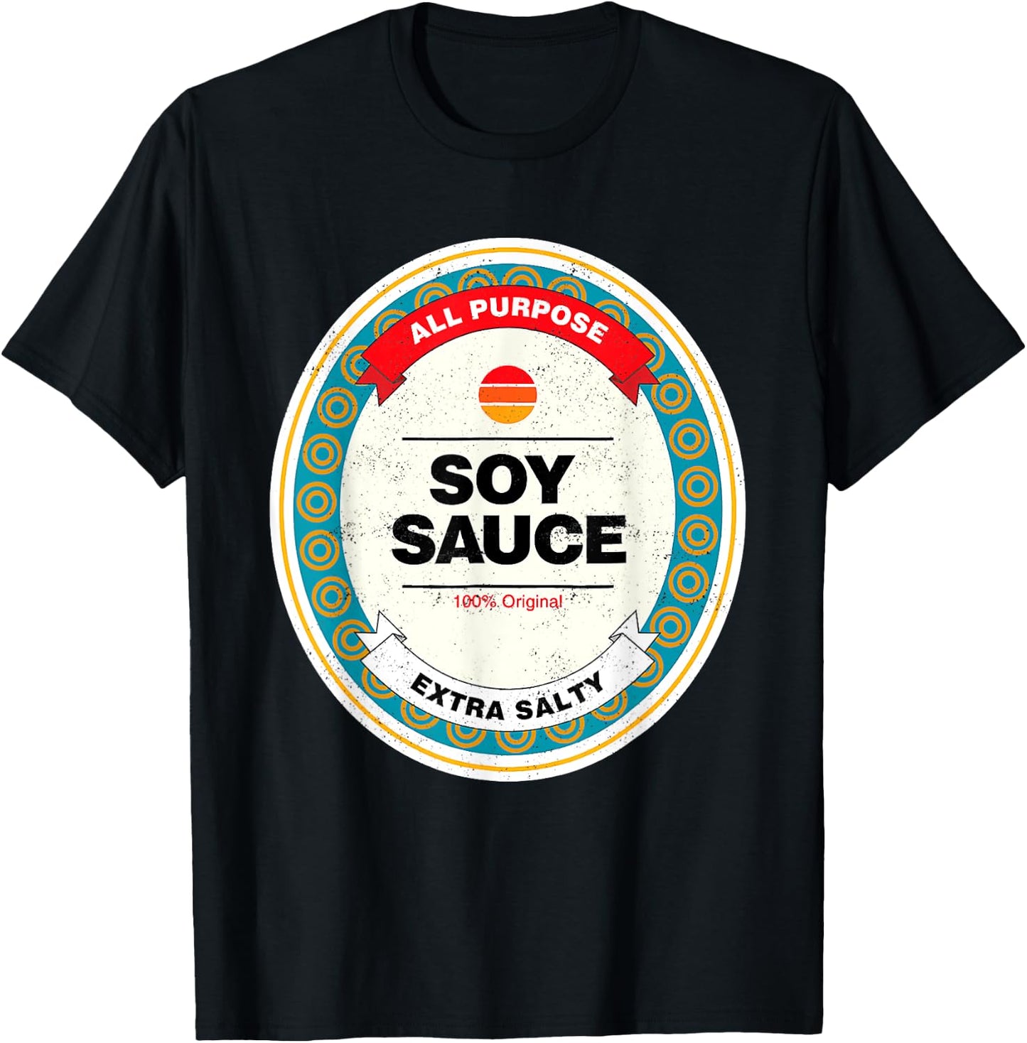 Soy Sauce Easy Halloween Costume Matching Group Couples T-Shirt - T-Shirt | Black
