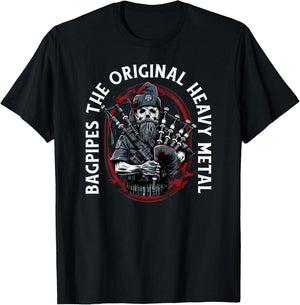 Bagpiper Bagpipes-Music Scotland Bagpipe-Sound Bagpipe T-Shirt - T-Shirt | Black