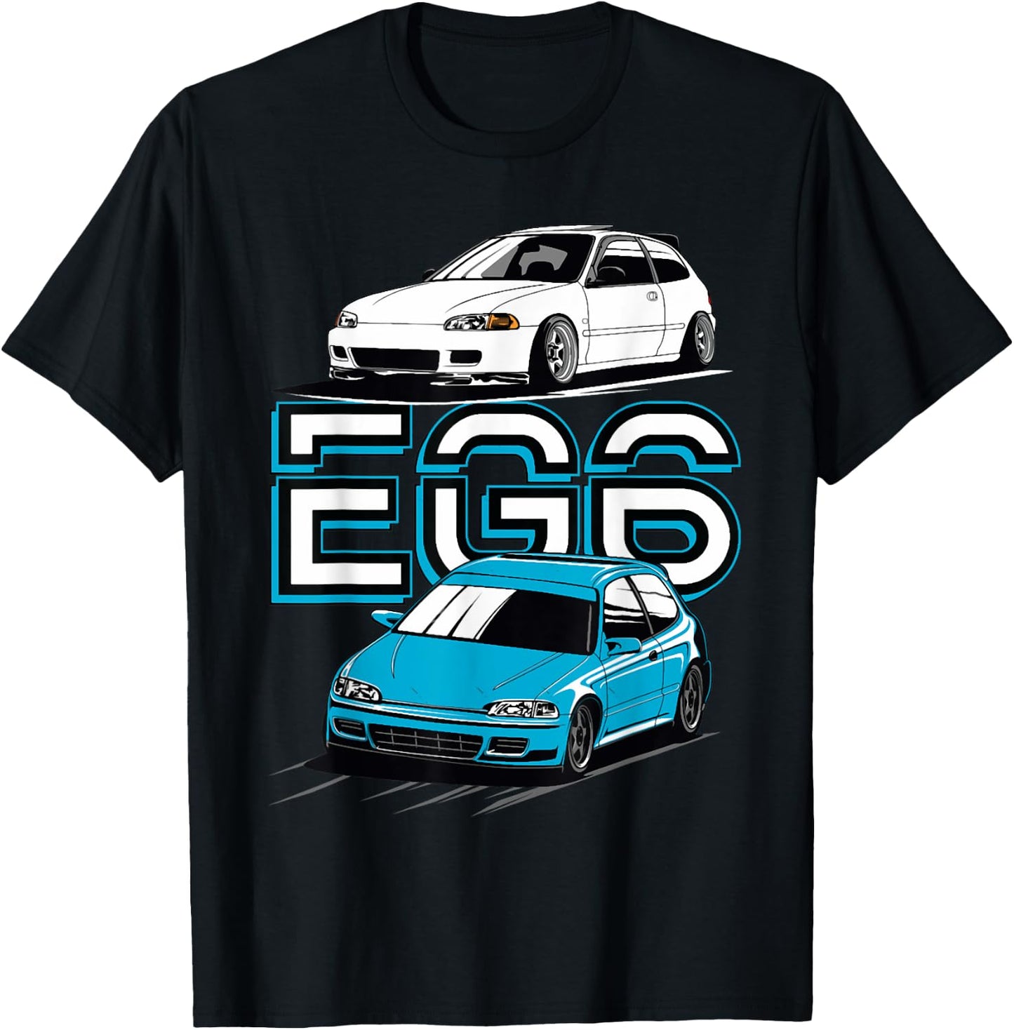 Civic eg6 Japanese car T-Shirt - T-Shirt | Black