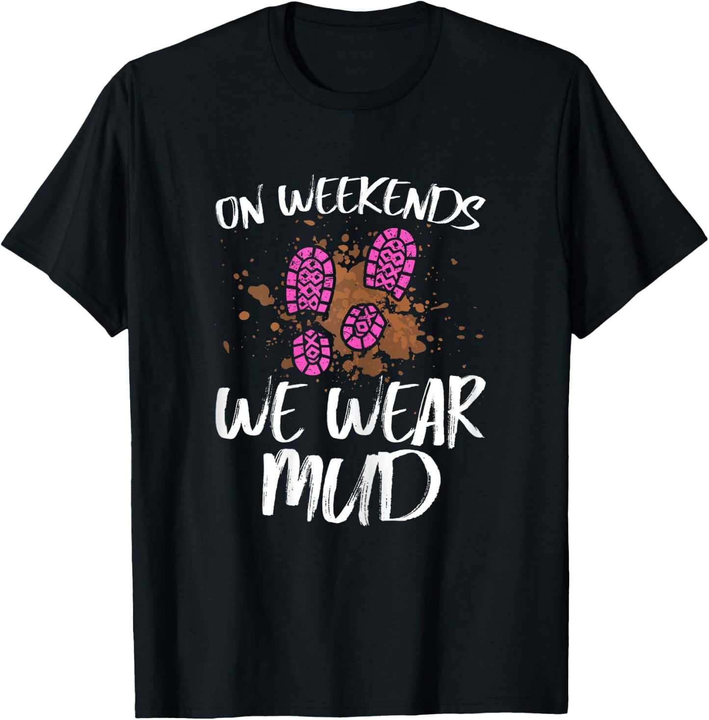 Mud girl run T-Shirt - T-Shirt | Black