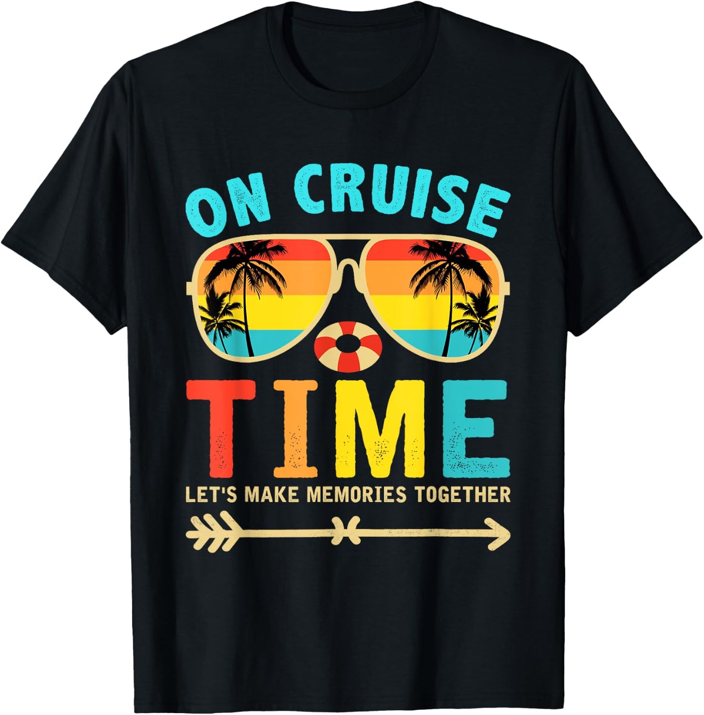 On Cruise Time Cruise Squad Summer Vacation Matching Family Women Girls Kids T-Shirt - T-Shirt | Black