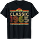 Classic 1965 Vintage 1965 Classic Year Men Women Birthday T-Shirt - T-Shirt | Black