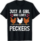 Funny Chicken Owner Art Girls Chicken Lover Farmer T-Shirt - T-Shirt | Black