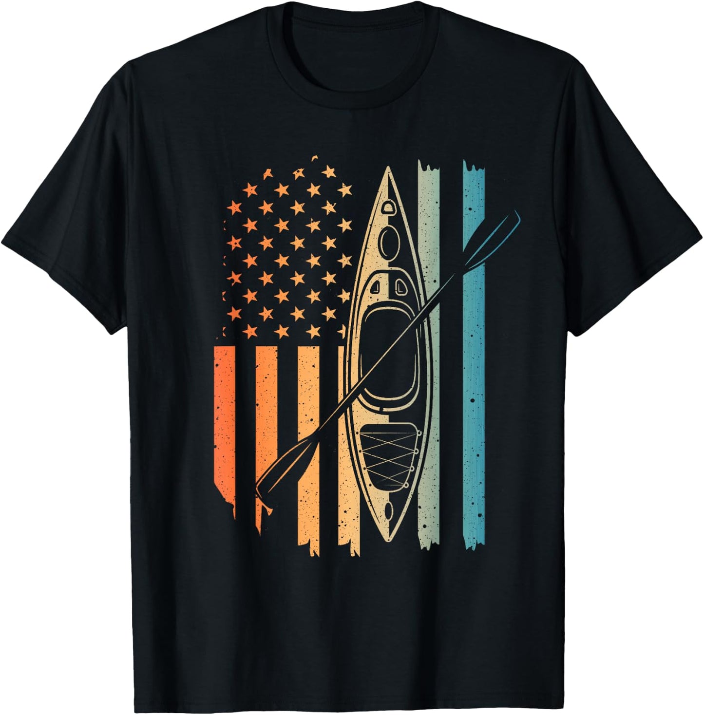 Best Kayak Design Women Kids Kayaking Kayaker Kayak T-Shirt - T-Shirt | Black