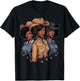 Black Cowgirl Rodeo Melanin T-Shirt - T-Shirt | Black