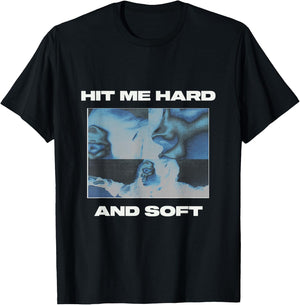 Official Billie Eilish HIT ME HARD AND SOFT Inverted Black T-Shirt - T-Shirt | Black
