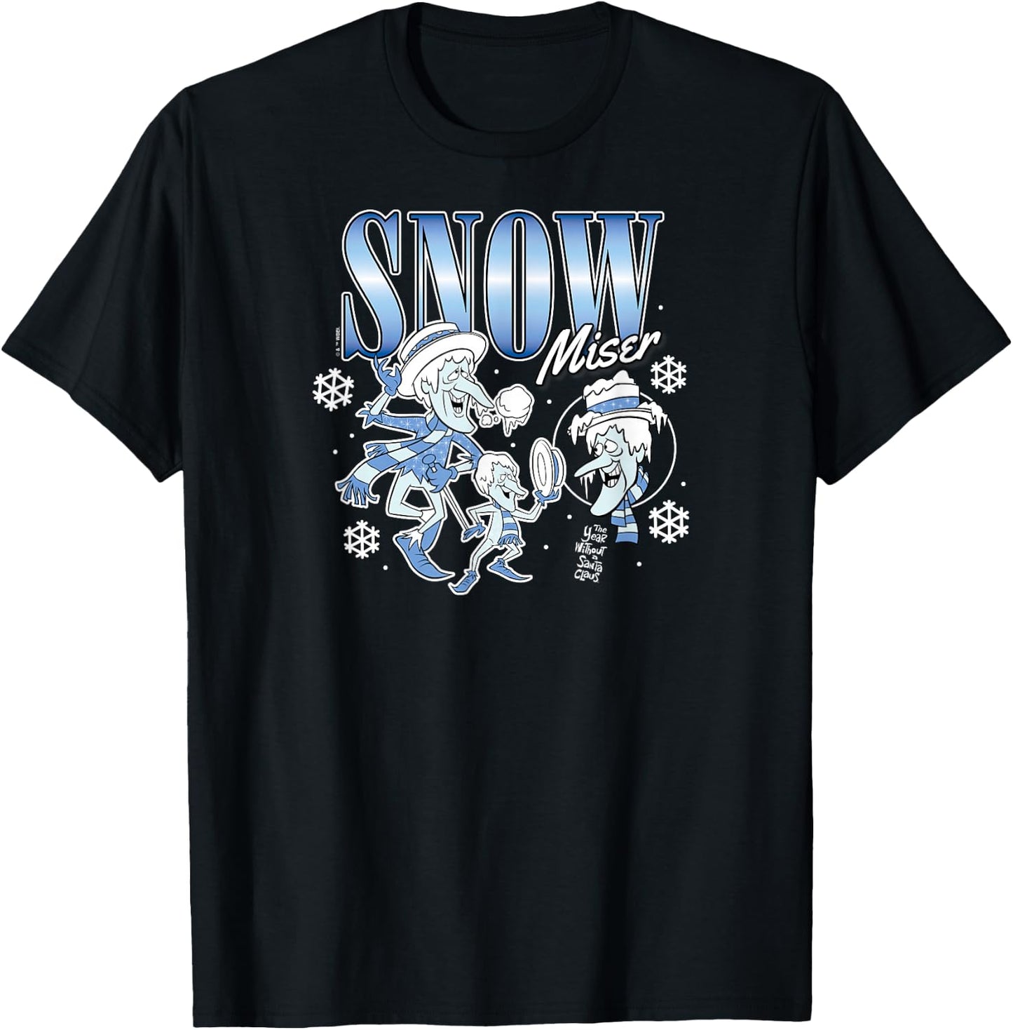 The Year Without A Santa Claus - Snow Miser Character T-Shirt - T-Shirt | Black