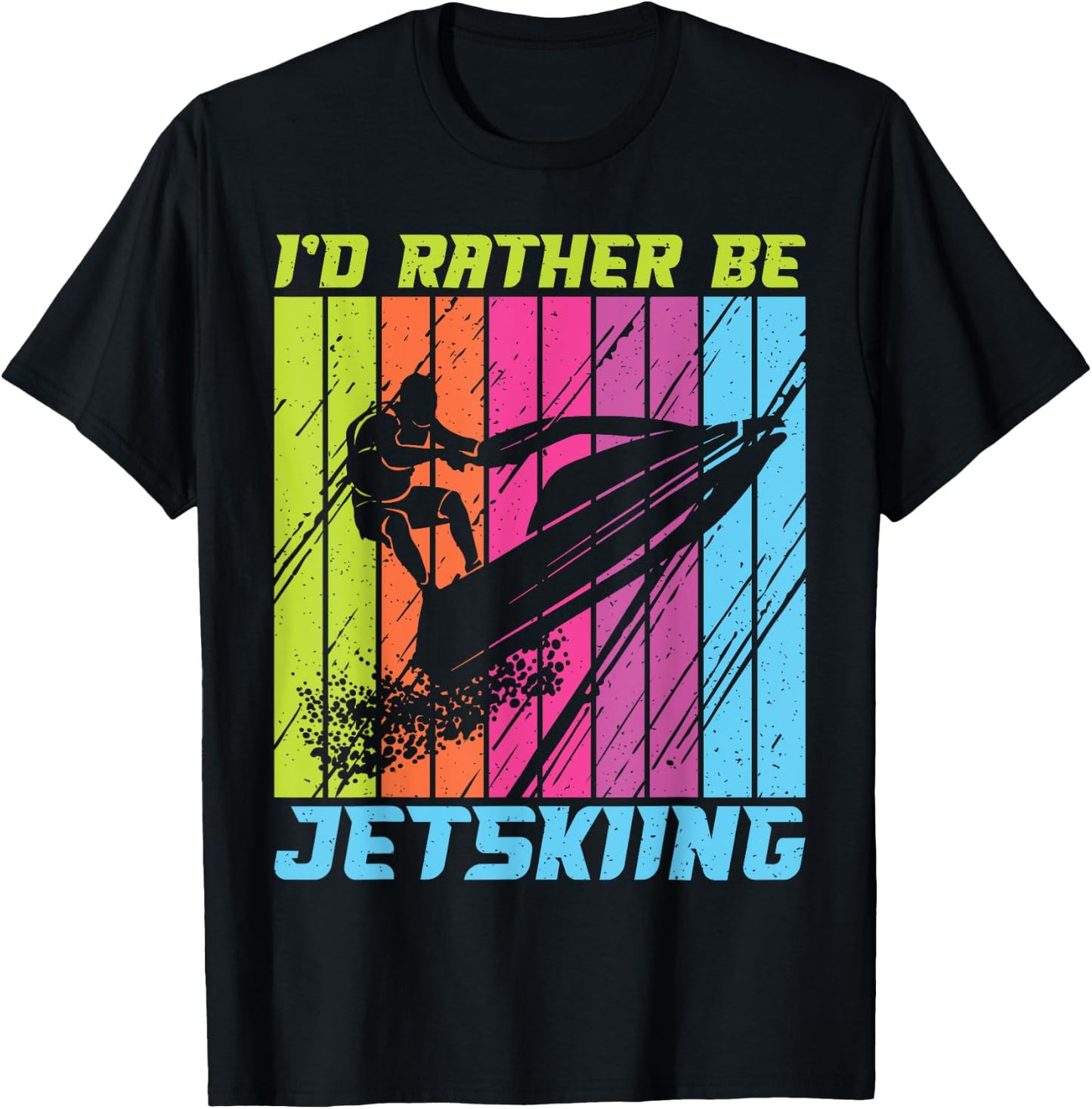 I would rather be Jetskiing Jetski T-Shirt - T-Shirt | Black