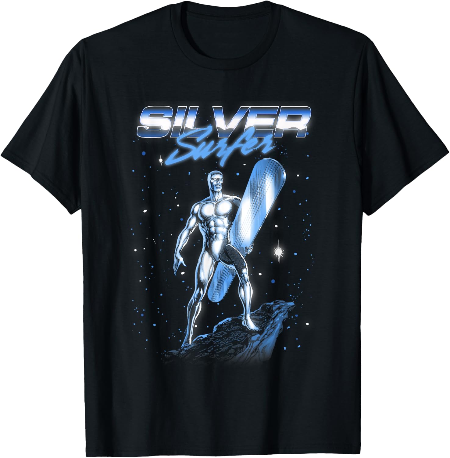 Marvel Comics Silver Surfer Classic Pose T-Shirt - T-Shirt | Black