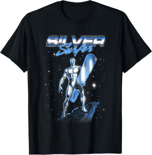 Marvel Comics Silver Surfer Classic Pose T-Shirt - T-Shirt | Black