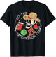 Do The Watermelon Crawl Skeleton Cowboy Summer Hawaii Beach T-Shirt - T-Shirt | Black