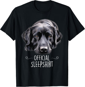Sleeping Labrador Dog Official Sleep Lab Funny Women Kids T-Shirt - T-Shirt | Black