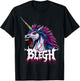 Metal Unicorn Blegh T-Shirt - T-Shirt | Black