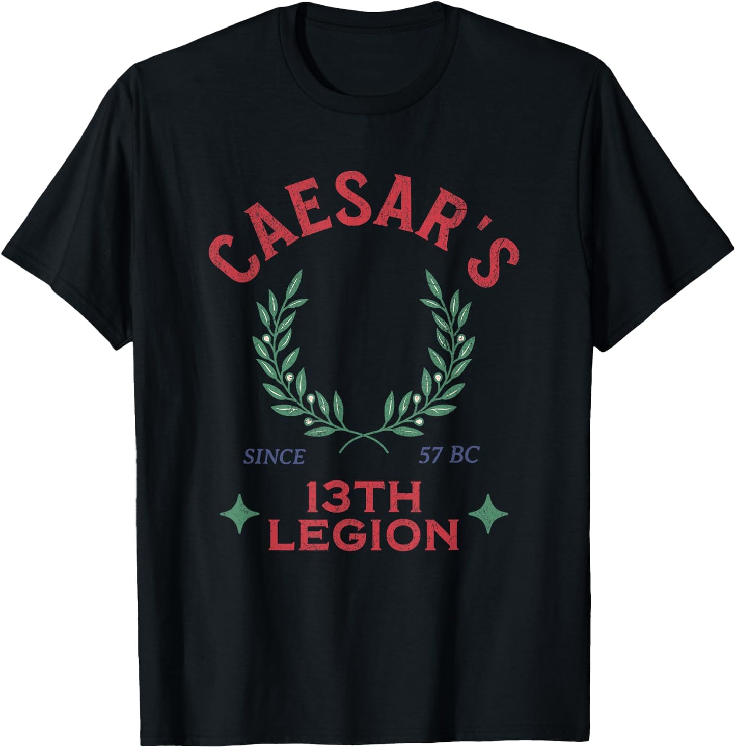 Agema Apparel Julius Caesar 13th Legion Ancient Roman History , Small, Black T-Shirt - T-Shirt | Black