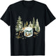 Watercolor Snowman Winter Wonderland Christmas T-Shirt - T-Shirt | Black