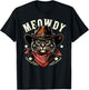 Cat Cowboy Funny Mashup Meowdy Western Country Music Cat T-Shirt - T-Shirt | Black
