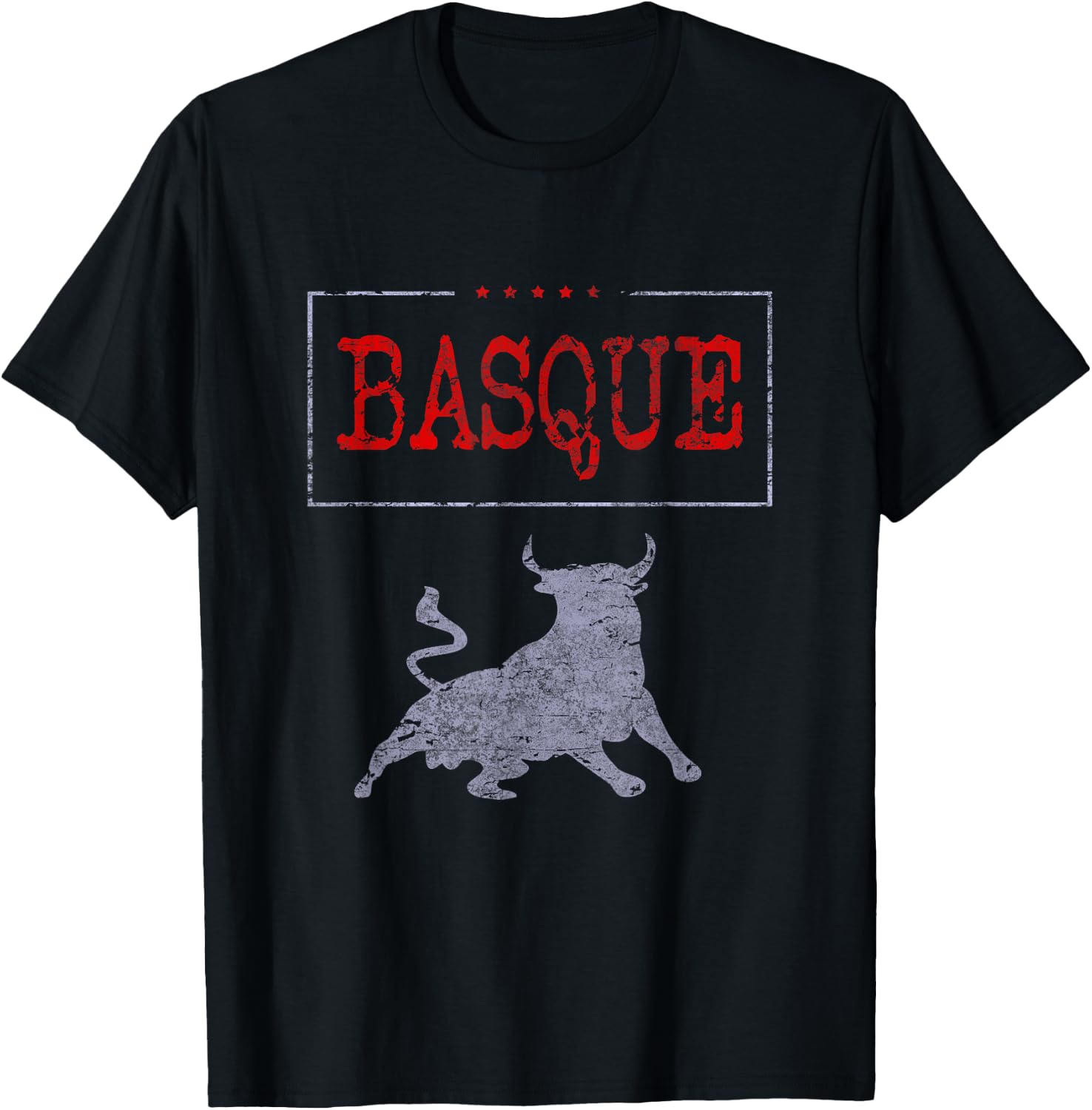 Basque Country Running of the Bulls T-Shirt - T-Shirt | Black