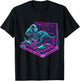 Dinosaur Music DJ House Beatmaker Turntable DJ Dinosaur T-Shirt - T-Shirt | Black