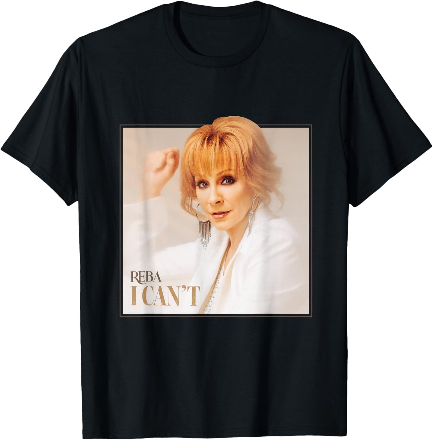 Reba: I Can't T-Shirt - T-Shirt | Black