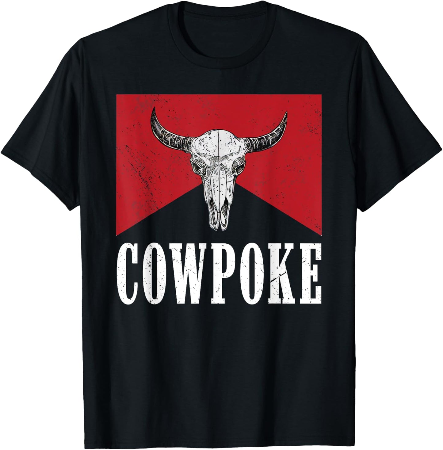 Western Cowpoke, I'm Just a Cowpoke In The Big Rodeo Retro T-Shirt - T-Shirt | Black