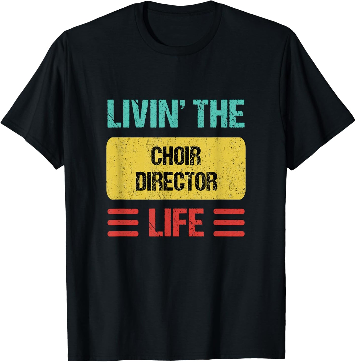 Choir Director Shirts & Gifts -Adults Black Small Modern Short Sleeve T-Shirt - T-Shirt | Black