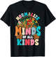 Normalize Minds of All Kinds Autism Awareness Neurodiversity T-Shirt - T-Shirt | Black
