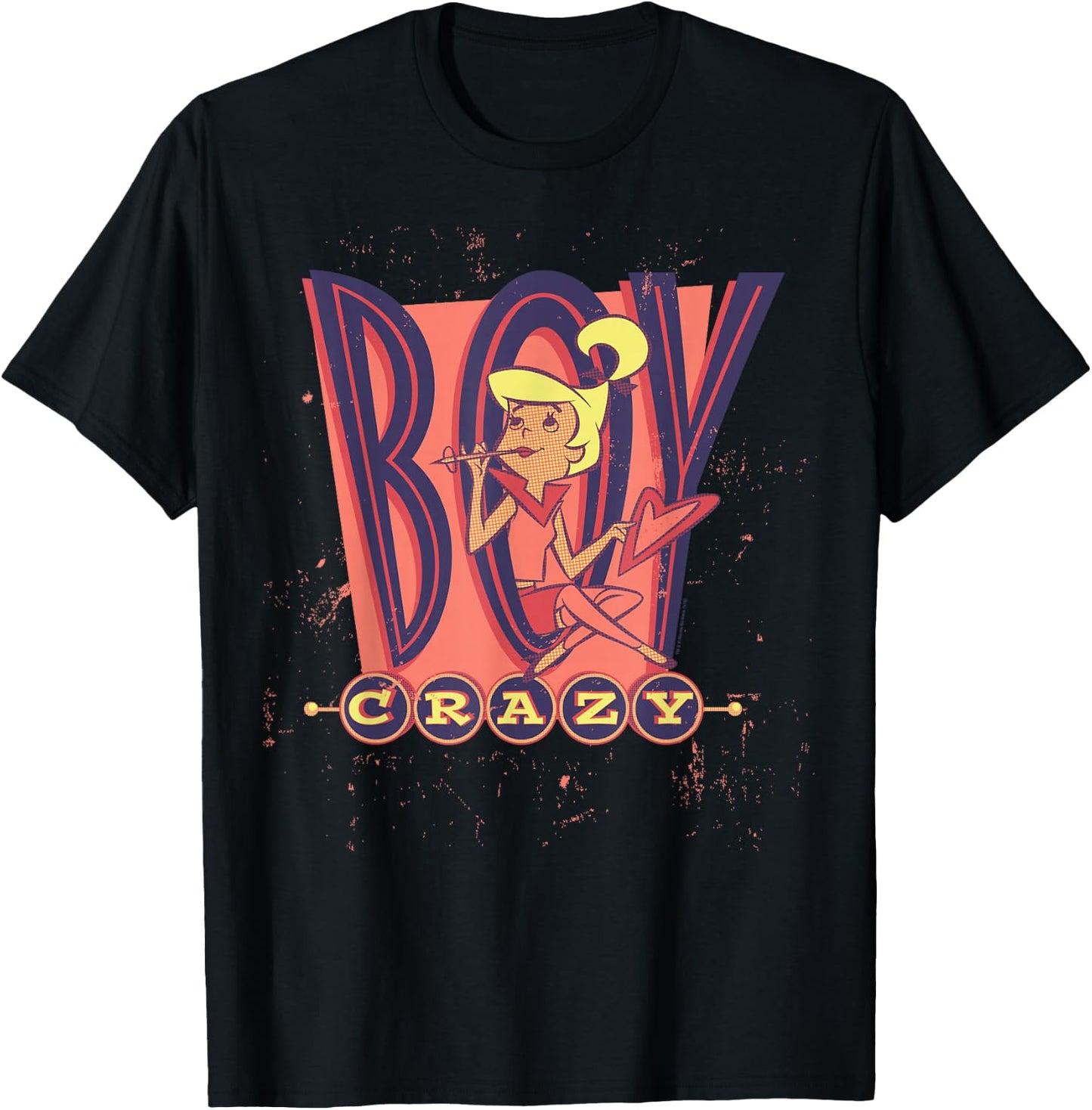 The Jetsons Judy Boy Crazy T-Shirt - T-Shirt | Black