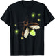 Fireflies Nature Camping Insect T-Shirt - T-Shirt | Black