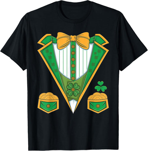 Leprechaun Costume St. Patrick's Day Tuxedo Kids Men Boys