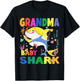Birthday Shark Grandma of Birthday Shark birthday matching T-Shirt - T-Shirt | Black