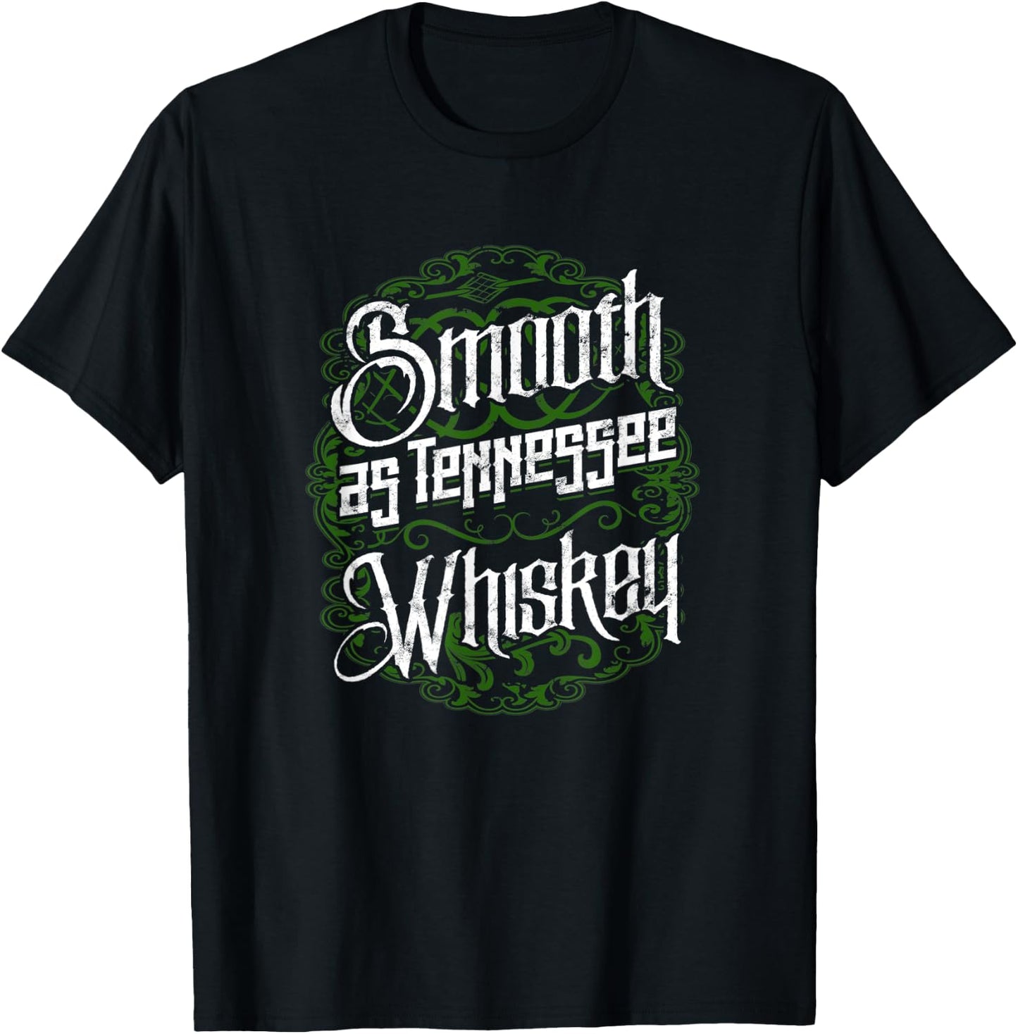 Smooth as Tennessee Whiskey - Beer Cocktails Party Drinking T-Shirt - T-Shirt | Black