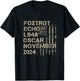 Trump 2024 Gifts by PIXELCYNIC - Black -Adults Military Modern - Small - Short Sleeve - Letter Print - Foxhound Theme T-Shirt - T-Shirt | Black