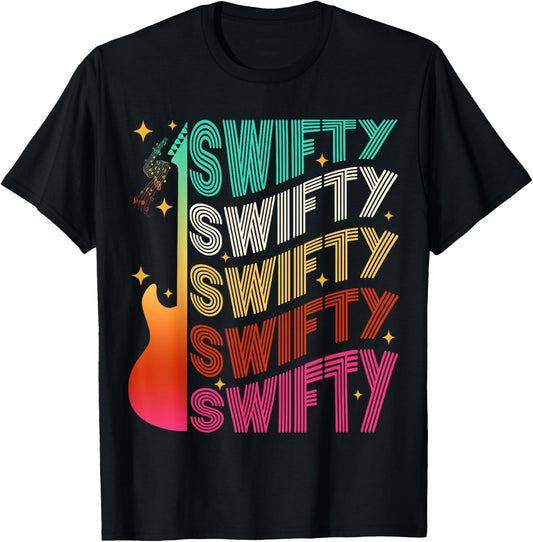 Retro Taylor Personalized Name I Love Taylor Girl 70's 80's T-Shirt - T-Shirt | Black