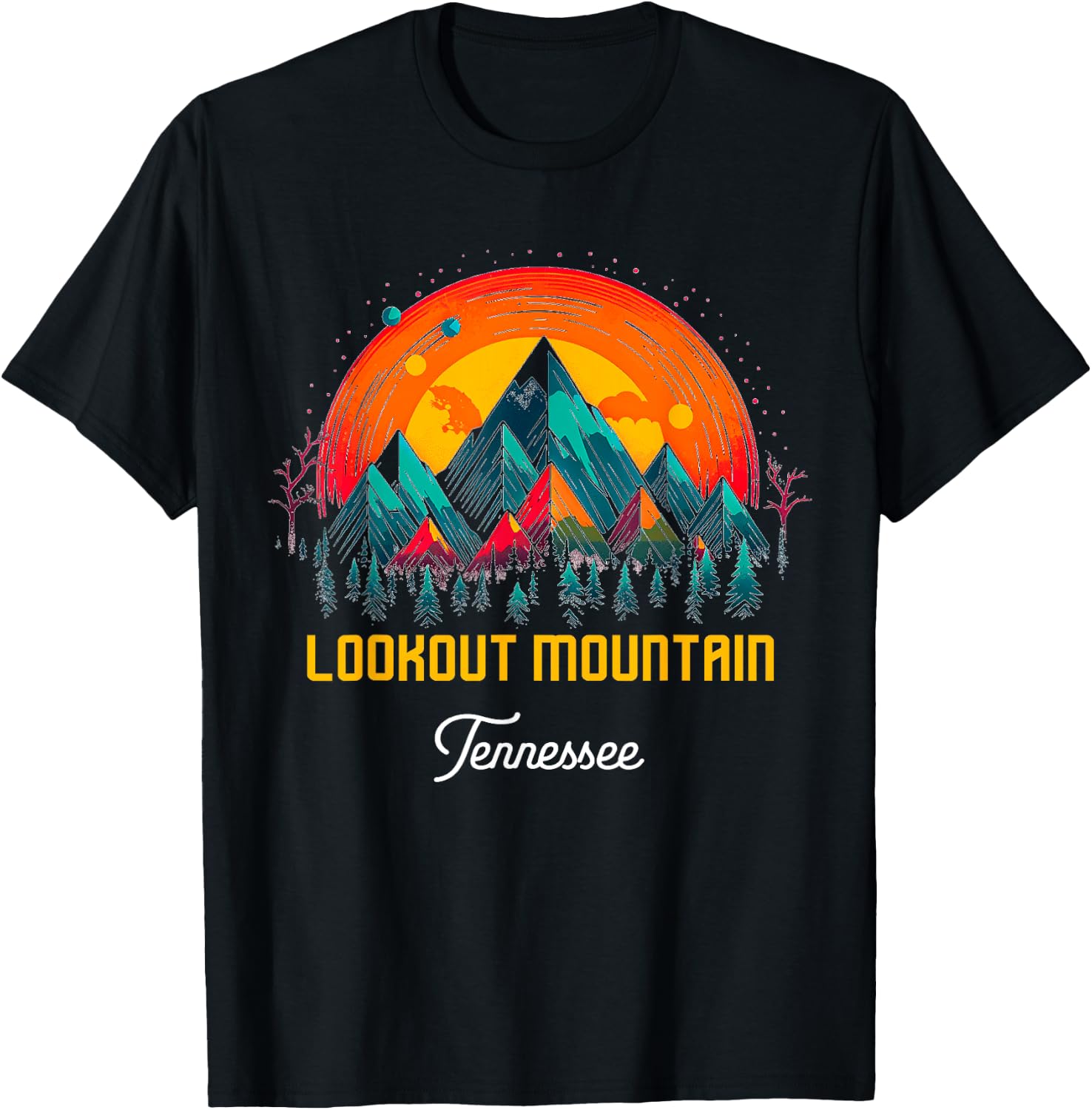 Lookout Mountain Tennessee T-Shirt - T-Shirt | Black