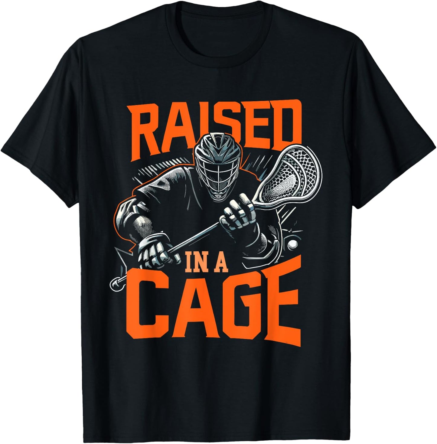 Goalkeeper Lax Goalie Lacrosse Goalie Lacrosse Player T-Shirt - T-Shirt | Black